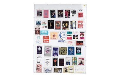 Lot 261 - A framed collection of Stage Passes
