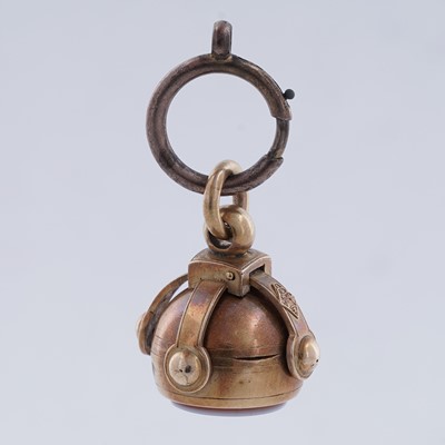 Lot 59 - A Victorian Masonic transforming fob seal in the form of an orb