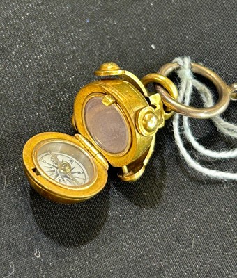 Lot 59 - A Victorian Masonic transforming fob seal in the form of an orb