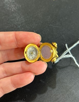 Lot 59 - A Victorian Masonic transforming fob seal in the form of an orb