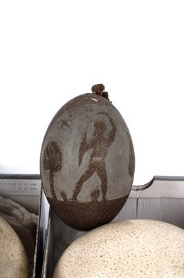 Lot 173 - Five various eggs