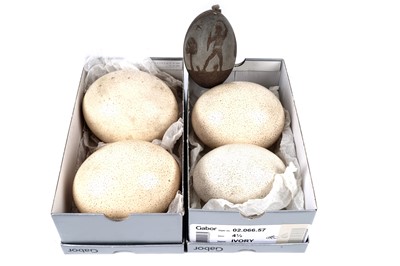 Lot 173 - Five various eggs