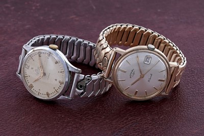 Lot 336 - A British Ropes Ltd 9ct gold cased Rotary wristwatch; and Smiths stainless steel wristwatch