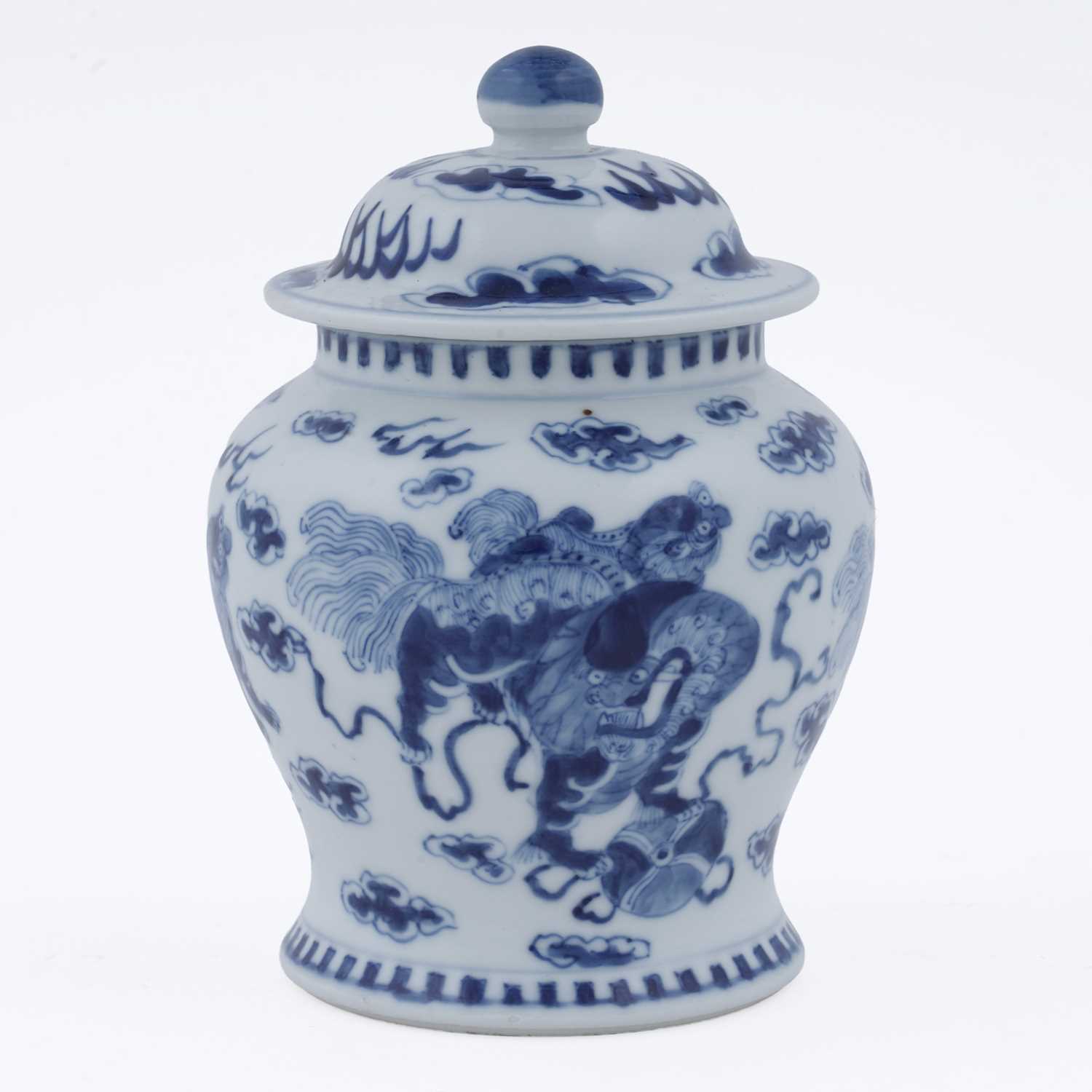 Lot 803 - A Chinese baluster jar and cover