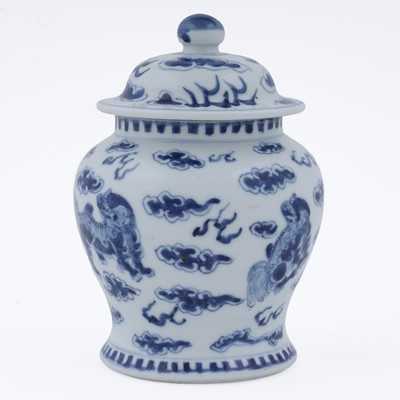 Lot 803 - A Chinese baluster jar and cover