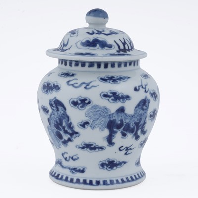 Lot 803 - A Chinese baluster jar and cover