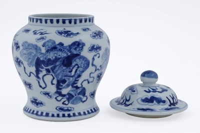 Lot 803 - A Chinese baluster jar and cover