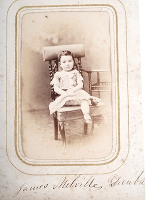 Lot 104 - A Victorian embossed leather photo album