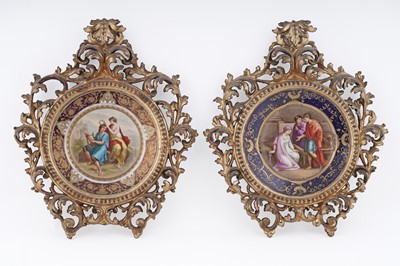 Lot 914 - Two Vienna style plaques