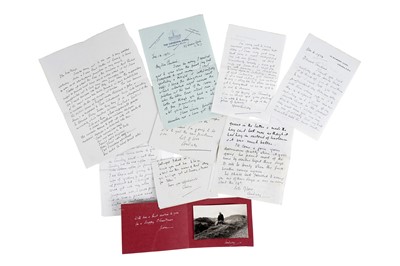Lot 814 - Audrey Muriel Weber signed and illustrated letters