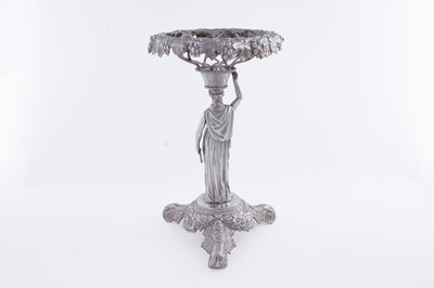 Lot 61 - A George IV silver dessert stand