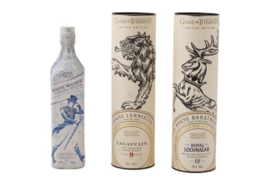 Lot 26 - Three bottles of limited edition Game of Thrones whiskies
