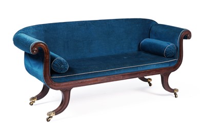 Lot 1078 - A Regency mahogany sofa