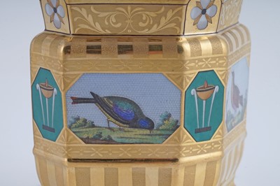 Lot 921 - A fine and rare Berlin 'en mosaique' tea and coffee service