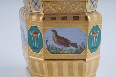 Lot 921 - A fine and rare Berlin 'en mosaique' tea and coffee service