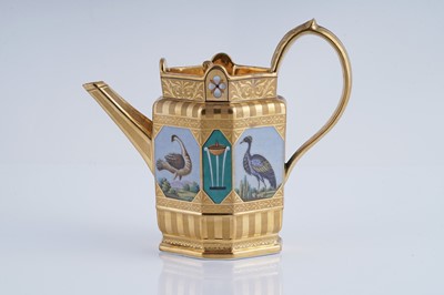 Lot 921 - A fine and rare Berlin 'en mosaique' tea and coffee service