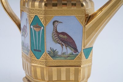 Lot 921 - A fine and rare Berlin 'en mosaique' tea and coffee service
