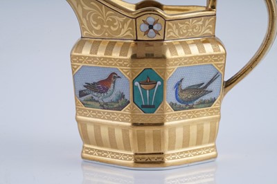 Lot 921 - A fine and rare Berlin 'en mosaique' tea and coffee service