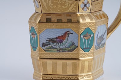 Lot 921 - A fine and rare Berlin 'en mosaique' tea and coffee service