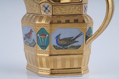 Lot 921 - A fine and rare Berlin 'en mosaique' tea and coffee service