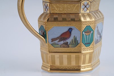 Lot 921 - A fine and rare Berlin 'en mosaique' tea and coffee service