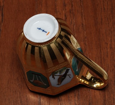 Lot 921 - A fine and rare Berlin 'en mosaique' tea and coffee service