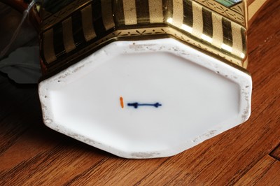 Lot 921 - A fine and rare Berlin 'en mosaique' tea and coffee service