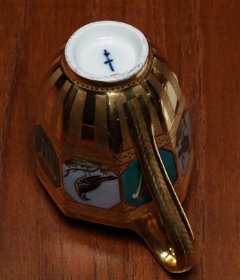 Lot 921 - A fine and rare Berlin 'en mosaique' tea and coffee service