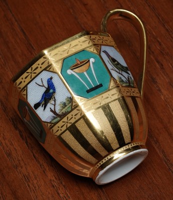 Lot 921 - A fine and rare Berlin 'en mosaique' tea and coffee service