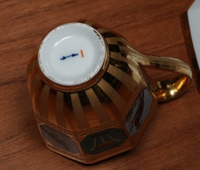 Lot 921 - A fine and rare Berlin 'en mosaique' tea and coffee service