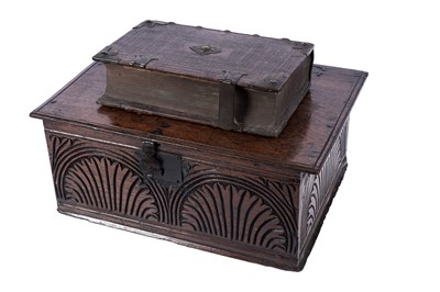 Lot 196 - Moerentorf's Biblia Sacra; and 18th Century bible box