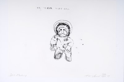 Lot 752 - Tracey Emin - Space Monkey | polymer gravure print