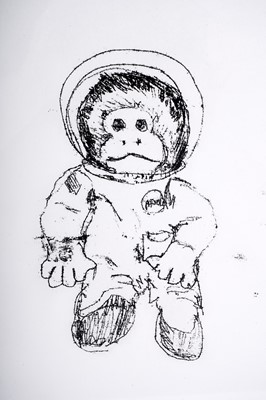 Lot 752 - Tracey Emin - Space Monkey | polymer gravure print