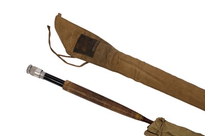 Lot 545 - A Hardy Bros Ltd three-piece split cane fly rod