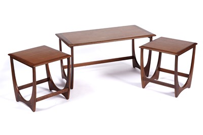 Lot 583 - G Plan: a teak nest of three ‘Astro’ tables