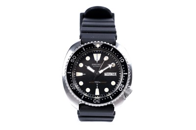 Lot 789 - Seiko Diver's Turtle: a stainless steel cased automatic wristwatch