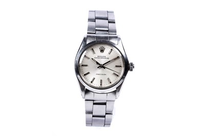 Lot 751 - Rolex Oyster Superking Precision: a stainless steel cased manual wind wristwatch