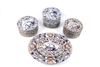 Lot 198 - A 19th Century Ashworth Ironstone part dinner service