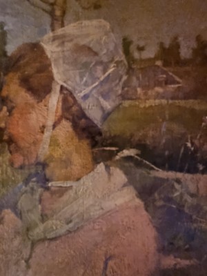 Lot 203 - Elizabeth Adela Forbes - Gathering Flowers in a Wild Meadow, an Impressionist scene | oil