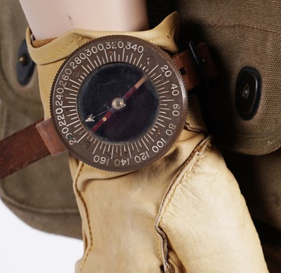 Lot 25 - US Airborne M1942 uniform with various fittings and accoutrements