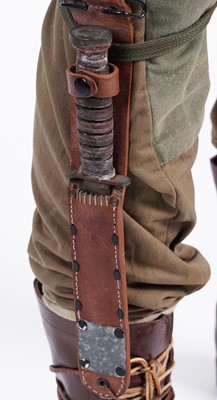 Lot 25 - US Airborne M1942 uniform with various fittings and accoutrements