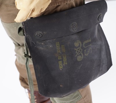 Lot 25 - US Airborne M1942 uniform with various fittings and accoutrements