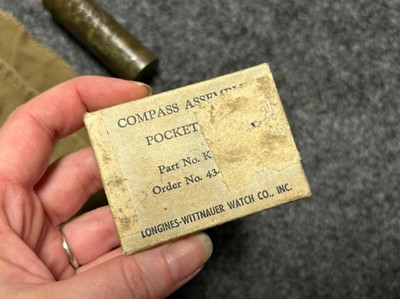 Lot 25 - US Airborne M1942 uniform with various fittings and accoutrements