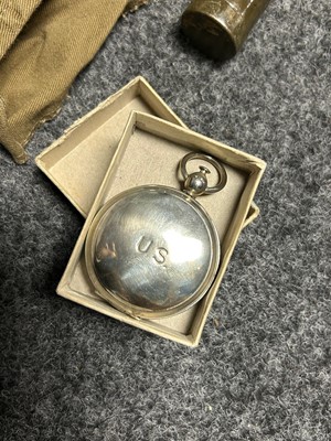 Lot 25 - US Airborne M1942 uniform with various fittings and accoutrements