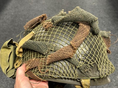 Lot 25 - US Airborne M1942 uniform with various fittings and accoutrements