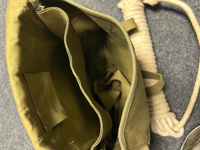 Lot 25 - US Airborne M1942 uniform with various fittings and accoutrements