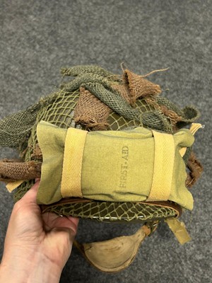 Lot 25 - US Airborne M1942 uniform with various fittings and accoutrements