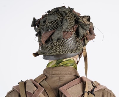 Lot 25 - US Airborne M1942 uniform with various fittings and accoutrements