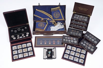 Lot 424 - A collection of coins