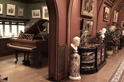 Lot 1041 - A fine Bluthner satinwood-cased boudoir piano